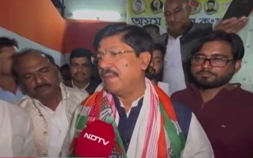 BJP's Top Muslim Leader In Assam Joins Congress A Month Before Polls 2 s1dpd0ag aminul haque