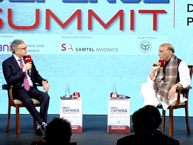 NDTV Defence Summit: Rajnath Singh's Fireside Chat With NDTV's Editor-In-Chief Sanjay Pugalia