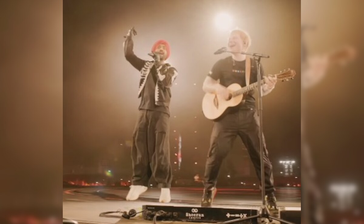 Crazy Viral: Ed Sheeran Sings Diljit Dosanjh's Song <i>Lover</i> In Punjabi At Mumbai Concert Crazy Viral: Ed Sheeran Sings Diljit Dosanjh's Song <i>Lover</i> In Punjabi At Mumbai Concert