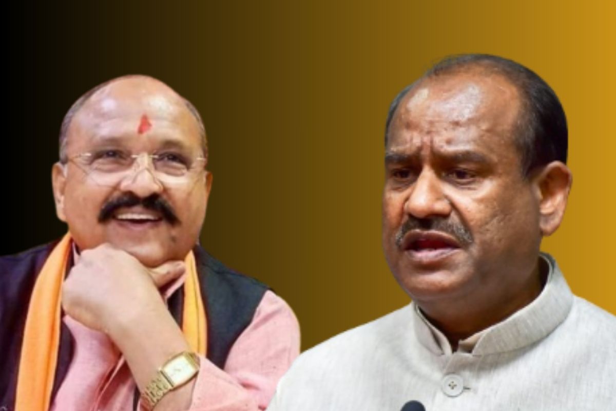 ओम बिरला के भाई ने प्रहलाद गुंजल को दिया जवाब, बोले, 'कांग्रेसियों को पाताल में भेज दो' ओम बिरला के भाई ने प्रहलाद गुंजल को दिया जवाब, बोले, 'कांग्रेसियों को पाताल में भेज दो'
