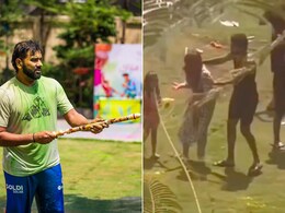 Watch: Hardik Pandya Joins Rohit Sharma's Wife Ritika Sajdeh In MI's Holi Celebration Watch: Hardik Pandya Joins Rohit Sharma's Wife Ritika Sajdeh In MI's Holi Celebration