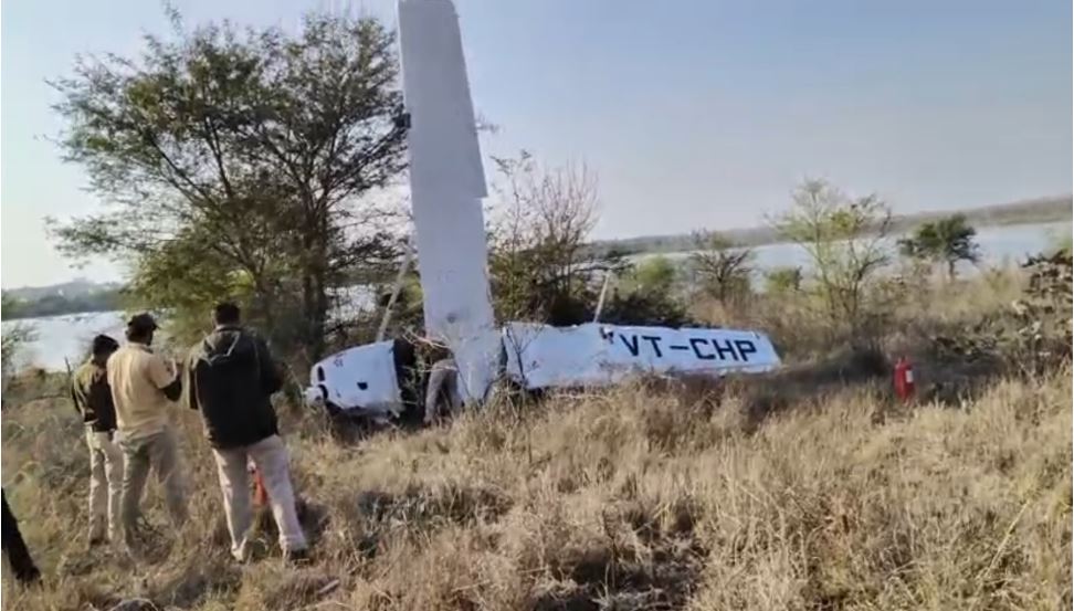 Pilot Injured After Trainer Aircraft Crashes In Madhya Pradesh's Guna