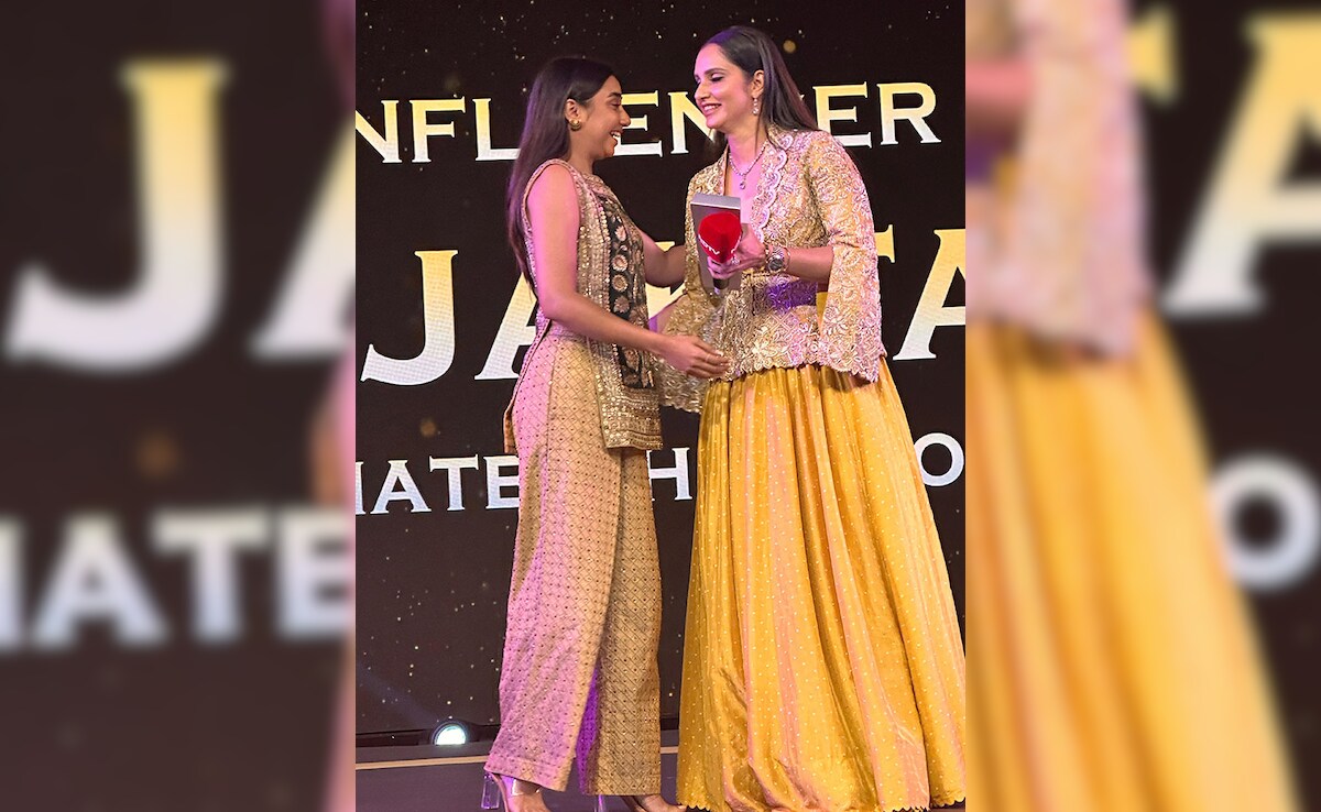 NDTV Indian Of The Year: Prajakta Koli Awarded The "Climate Influencer Of The Year"