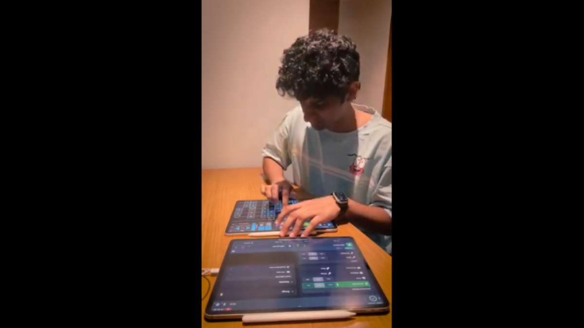 Watch: Musician Playing Indian Classical Music On iPad Captivates Internet