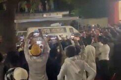 Dead Body Of UP Gangster Mukhtar Ansari Brought To His Residence For Last Rites Dead Body Of UP Gangster Mukhtar Ansari Brought To His Residence For Last Rites