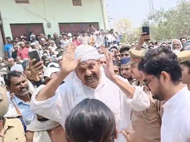 At Mukhtar Ansari's Funeral, Argument Breaks Out Between Brother, UP Official