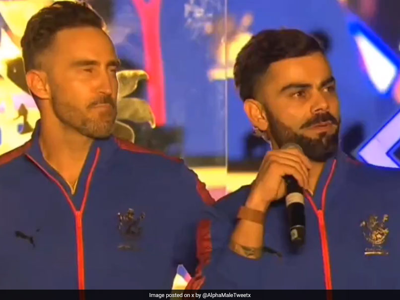 Watch: Chinnaswamy Crowd Goes Berserk As Virat Kohli Speaks Kannada At RCB Unbox Event