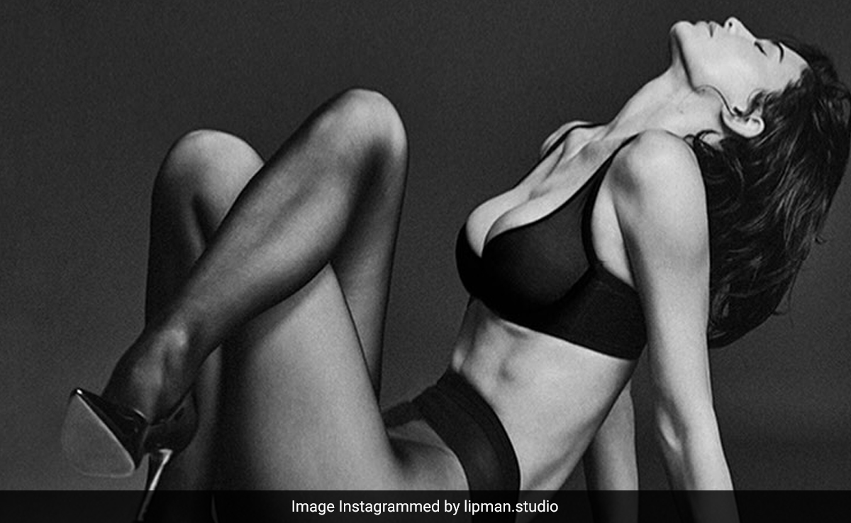 Kylie Jenner Is Heating Things Up In A Sultry Black Boudoir-Inspired Look For Sam Edelman Campaign