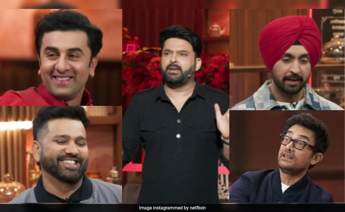 <i>The Great Indian Kapil Show</i>: Ranbir Kapoor, Diljit Dosanjh, Rohit Sharma And Others Join As Guests