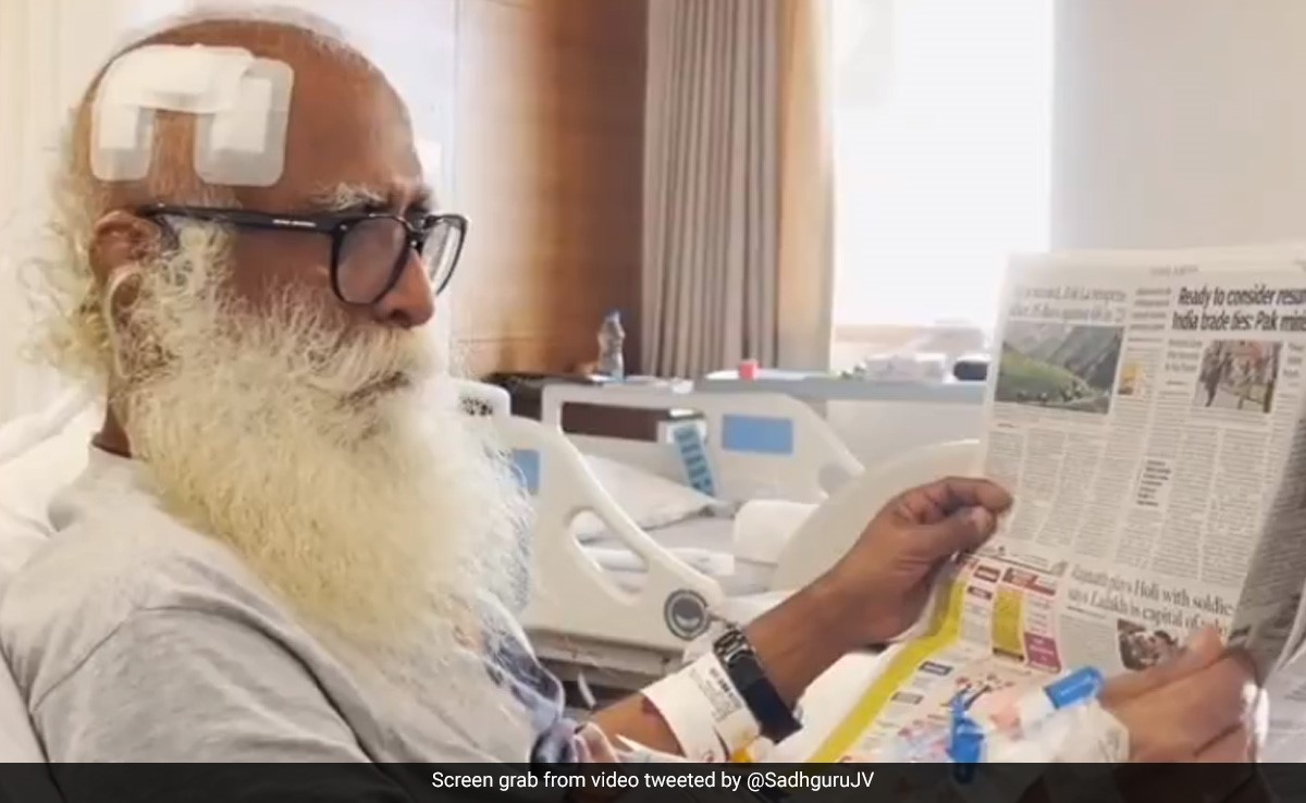 Sadhguru Shares Health Update After Brain Surgery In New Video