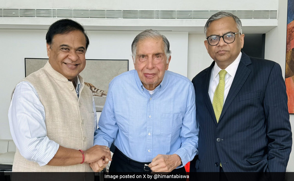 Himanta Sarma Meets Ratan Tata, Thanks Him For "Game Changing Investment"