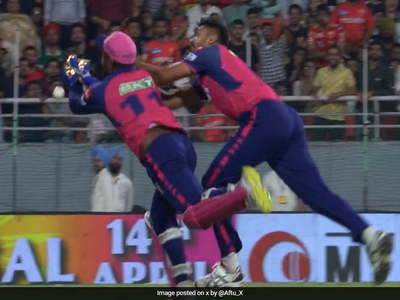 Watch: Avesh Khan Livid As Sanju Samson Makes Fielding 'Disaster' To Drop Catch In PBKS vs RR IPL 2024 Match