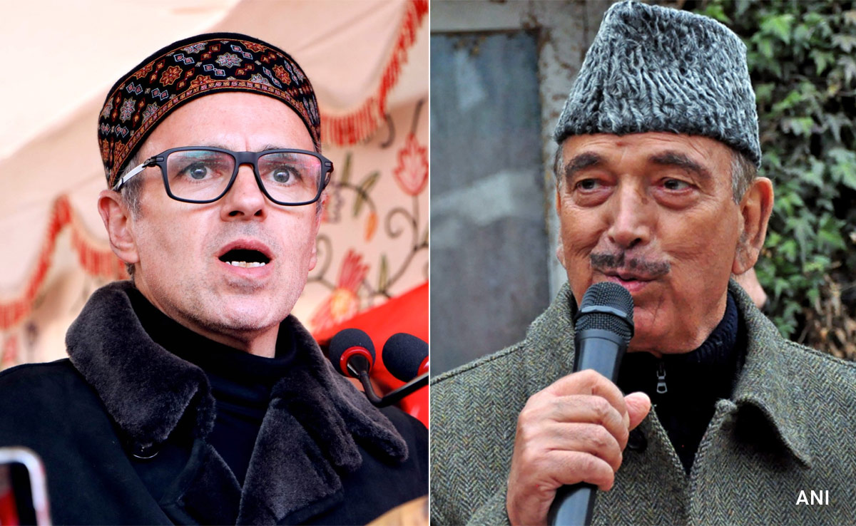 'Spends Summers In London': Ghulam Nabi Azad's 'Tourist' Jibe At Omar Abdullah