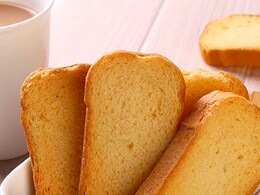 Love Enjoying Rusk With Your Chai? Have This Healthier Suji Rusk Without Any Guilt