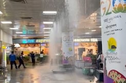 Sudden Rain, Storm Damage Guwahati Airport, Part Of Ceiling Falls Off Sudden Rain, Storm Damage Guwahati Airport, Part Of Ceiling Falls Off