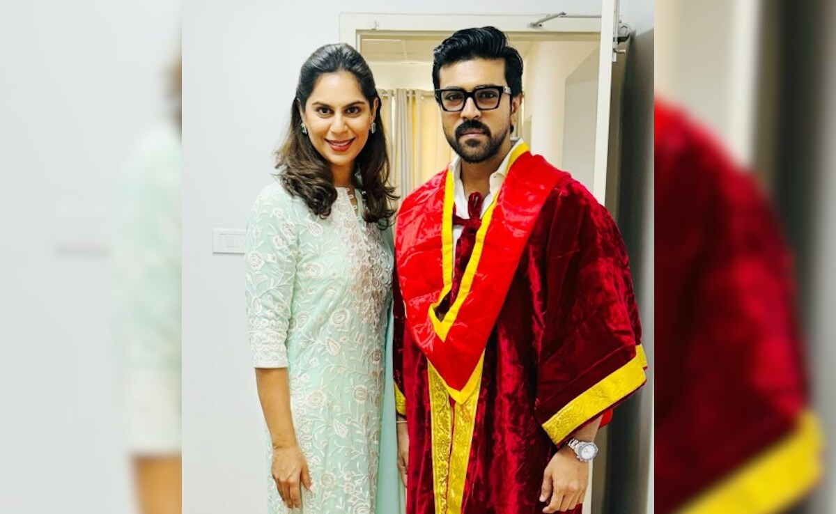 Ram Charan Receives Honorary Doctorate, Wife Upasana Writes, "Soo Proud Of You"
