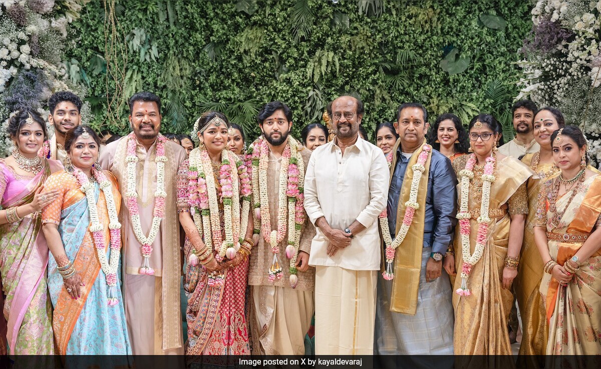 Rajinikanth, Kamal Haasan Lead Celeb Roll Call At Shankar's Daughter Aishwarya's Wedding