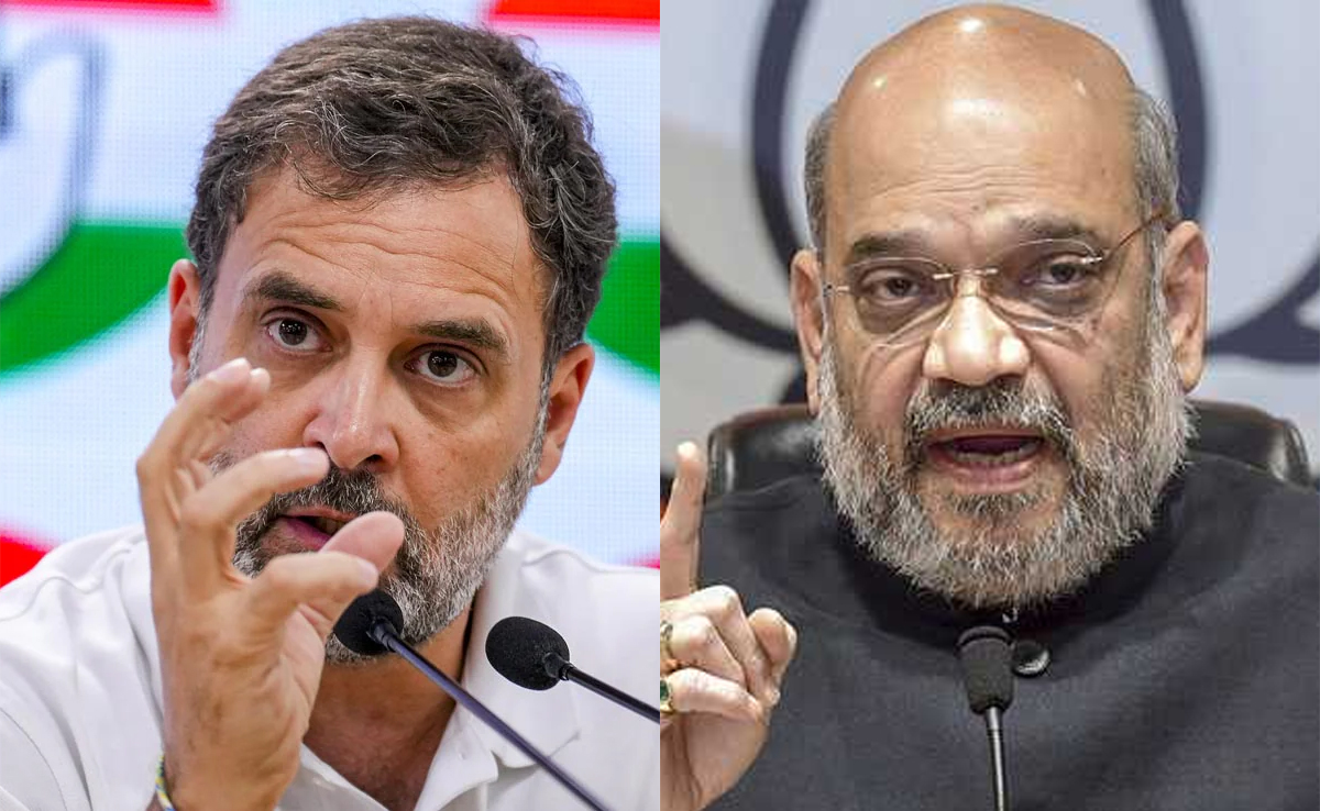 "Opposition Got Bonds Too, Is It Extortion?" Amit Shah Rebuts Rahul Gandhi