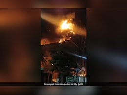 Fire At Leather Manufacturing Company In Noida, None Hurt Fire At Leather Manufacturing Company In Noida, None Hurt