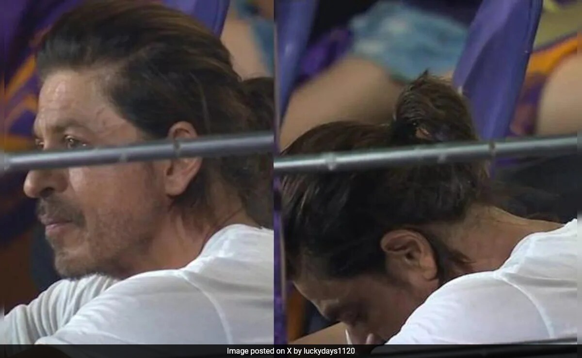 Viral: Pics Of Emotional Shah Rukh Khan At KKR Match Gives The Internet <i>Chak De</i> Feels