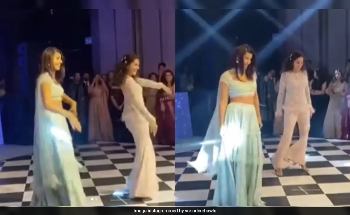 <i>Sangeet</i> Night: Taapsee Pannu And Sister Shagun Ruled The Dance Floor