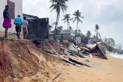 High Tide Destroys Homes In Kerala's Kollam Coast High Tide Destroys Homes In Kerala's Kollam Coast