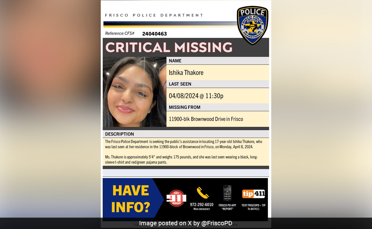 Indian-Origin Student In US Found Days After She Went Missing