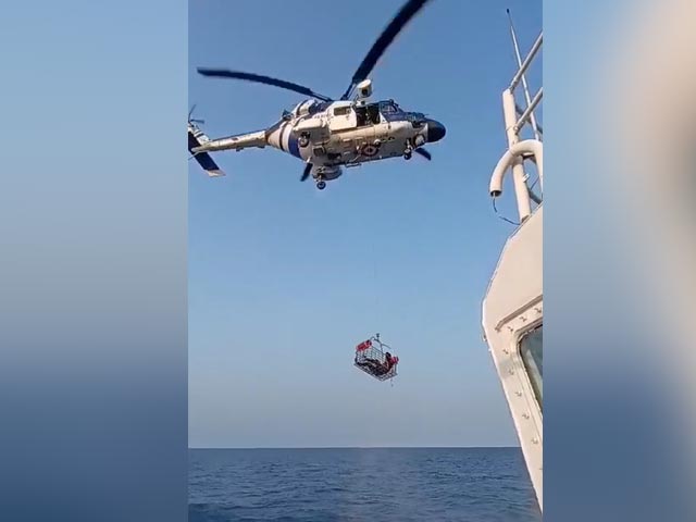 Watch: Lankan Fisherman Evacuated By Indian Coast Guard