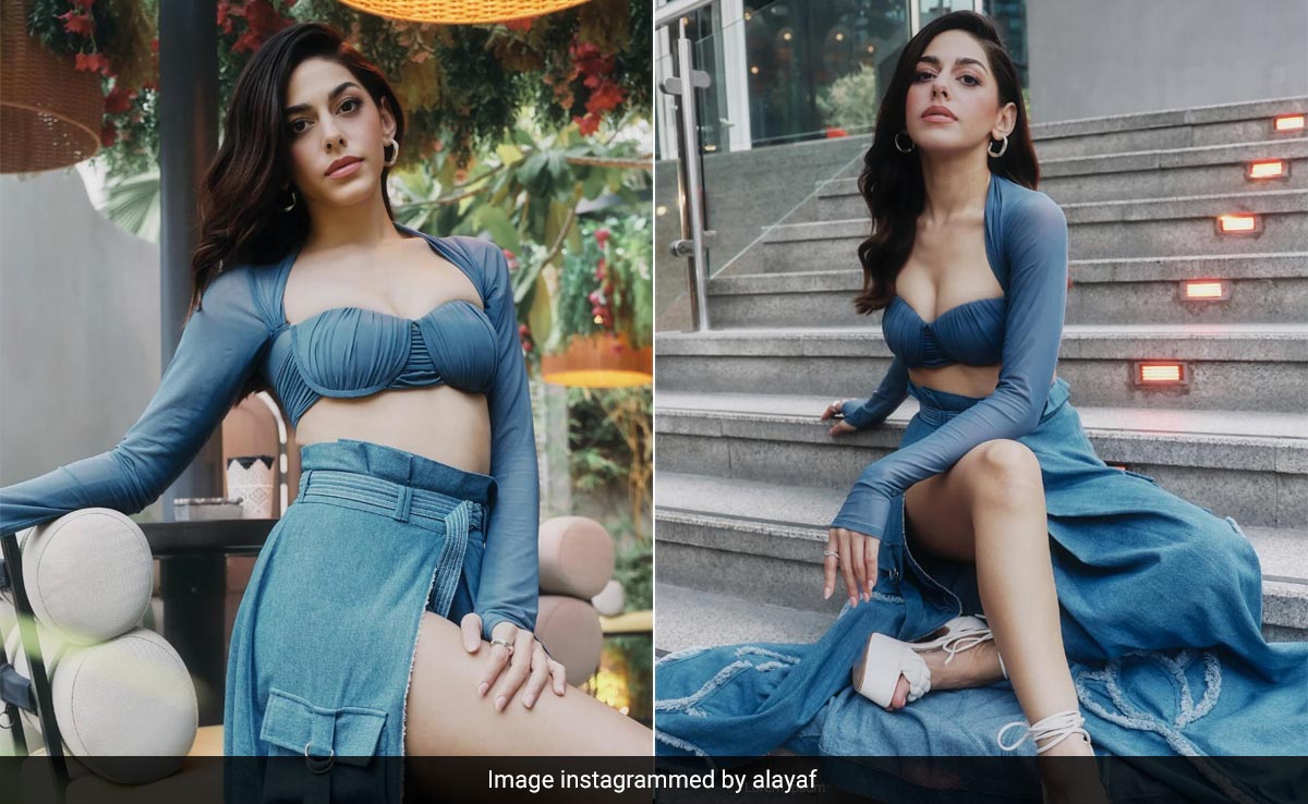 Alaya Furniturewalla's Floral Cargo Skirt With A Crop Top Is Summer 2024's Coolest Way To Wear Denim