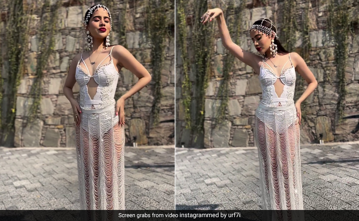 Stars Are Shining Bright In Broad Daylight Thanks To Uorfi Javed In A Kresha Bajaj Outfit