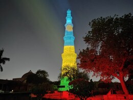 Qutub Minar Illuminates In Remembrance Of Rwanda Genocide Of 1994