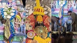 तुळजाभवानी देवीच्या मंदिरात गुढीपाडवा साजरा, कळसावर उभारली गुढी
