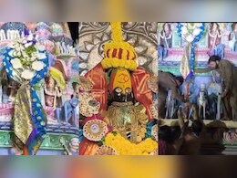 तुळजाभवानी देवीच्या मंदिरात गुढीपाडवा साजरा, कळसावर उभारली गुढी