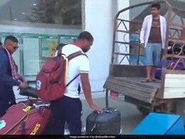 West Indies Stars Load Own Luggage In Tempo On Arrival, Video Divides Internet