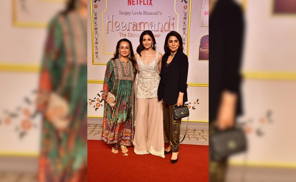 At <i>Heeramandi</i> Screening, Alia Bhatt's Red Carpet Moment With Neetu Kapoor And Soni Razdan Eclipsed Everything Else