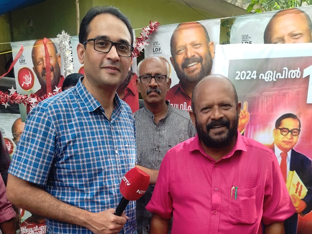 "Left More Committed Than Congress In Fighting BJP": CPI's Thrissur Candidate Sunil Kumar