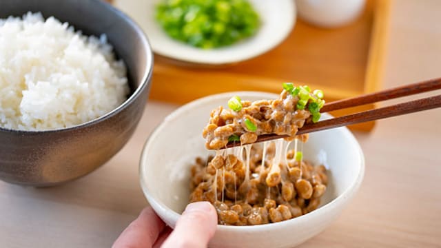 Natto is a fermented soy product and is highly beneficially for health