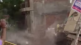Video: 4-Storey Building Collapses Like Pack Of Cards In Delhi