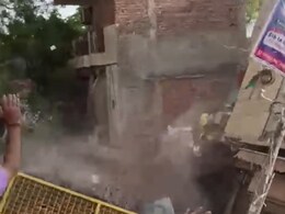 Video: 4-Storey Building Collapses Like Pack Of Cards In Delhi