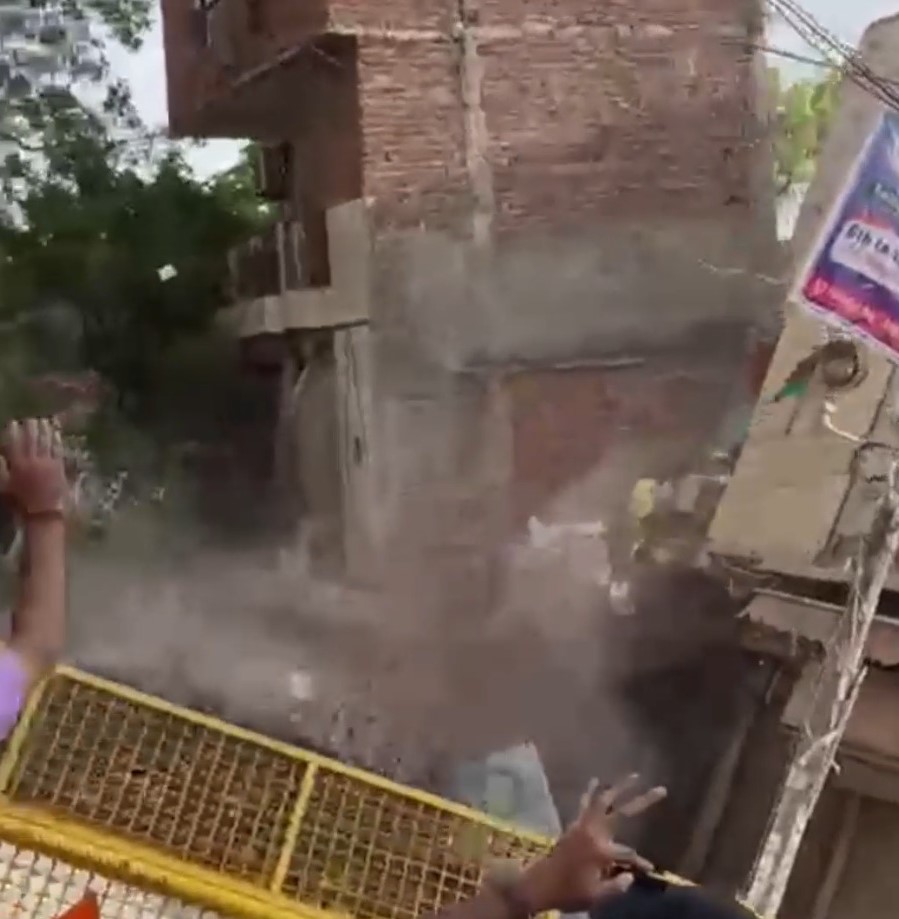 Video: Under-Construction Building Collapses In Delhi, None Hurt