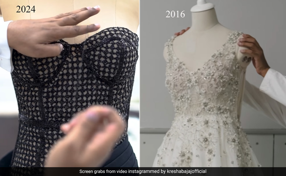 How Designer Kresha Bajaj Transformed Samantha Ruth Prabhu's 2017 Bridal Gown To A Black Dress In 2024