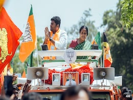 BJP's Annamalai Holds Massive Roadshow In Coimbatore, Calls DMK "Enemy Of Tamil Nadu" BJP's Annamalai Holds Massive Roadshow In Coimbatore, Calls DMK "Enemy Of Tamil Nadu"