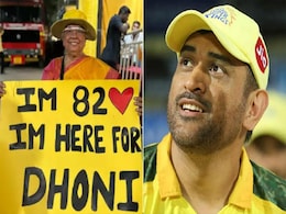 IPL देखने स्टेडियम पहुंची धोनी की सबसे बुजुर्ग फैन, CSK का झंडा लहराकर बोर्ड पर लिखी दिल की बात IPL देखने स्टेडियम पहुंची धोनी की सबसे बुजुर्ग फैन, CSK का झंडा लहराकर बोर्ड पर लिखी दिल की बात