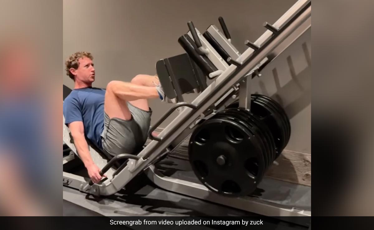 Video: Mark Zuckerberg's Gym Workout 5 Months After Knee Surgery