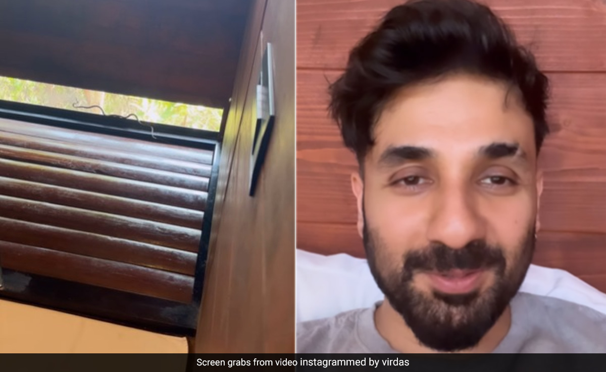 "Never Peeing Again": Vir Das Shares Video Of Snake Encounter In Resort Bathroom