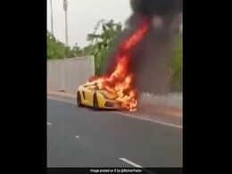 Lamborghini Set On Fire On Hyderabad Road Over Dispute: Police Lamborghini Set On Fire On Hyderabad Road Over Dispute: Police