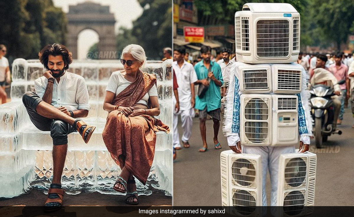 Ice Couch To Ice Helmet: AI Artist Imagines Summer In "Parallel Universe"