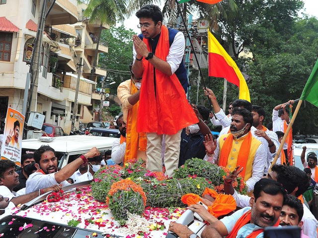 Key Battle In Bengaluru South: BJP MP Tejasvi Surya vs  Karnataka MLA Sowmya Reddy