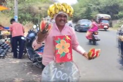 This Fruit Vendor Sells Fruits Using Them As Props While Dancing This Fruit Vendor Sells Fruits Using Them As Props While Dancing