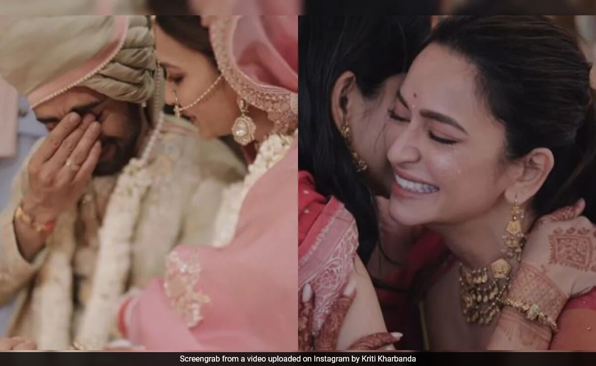 Crazy Viral: Kriti Kharbanda And Pulkit Samrat Shed Tears Of Joy In Wedding Video